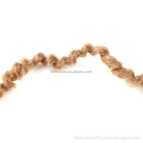 Hot sell 22 Inch faux loc crochet wavy dread butterfly locs woman  distressed locs Pre looped Natural Messy crochet hair